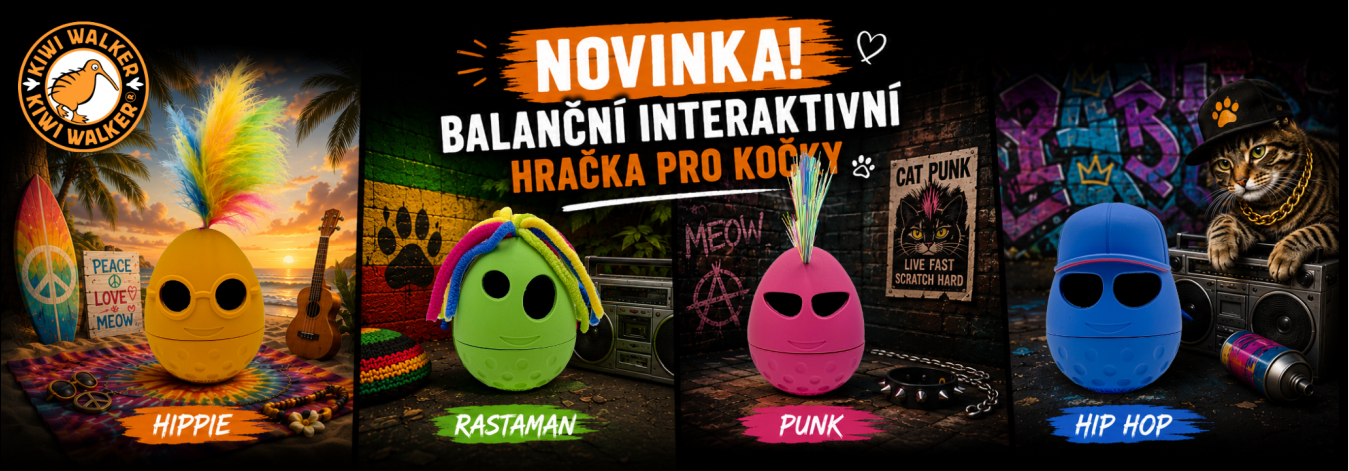 Kiwi Walker Cat hračky pro kočky