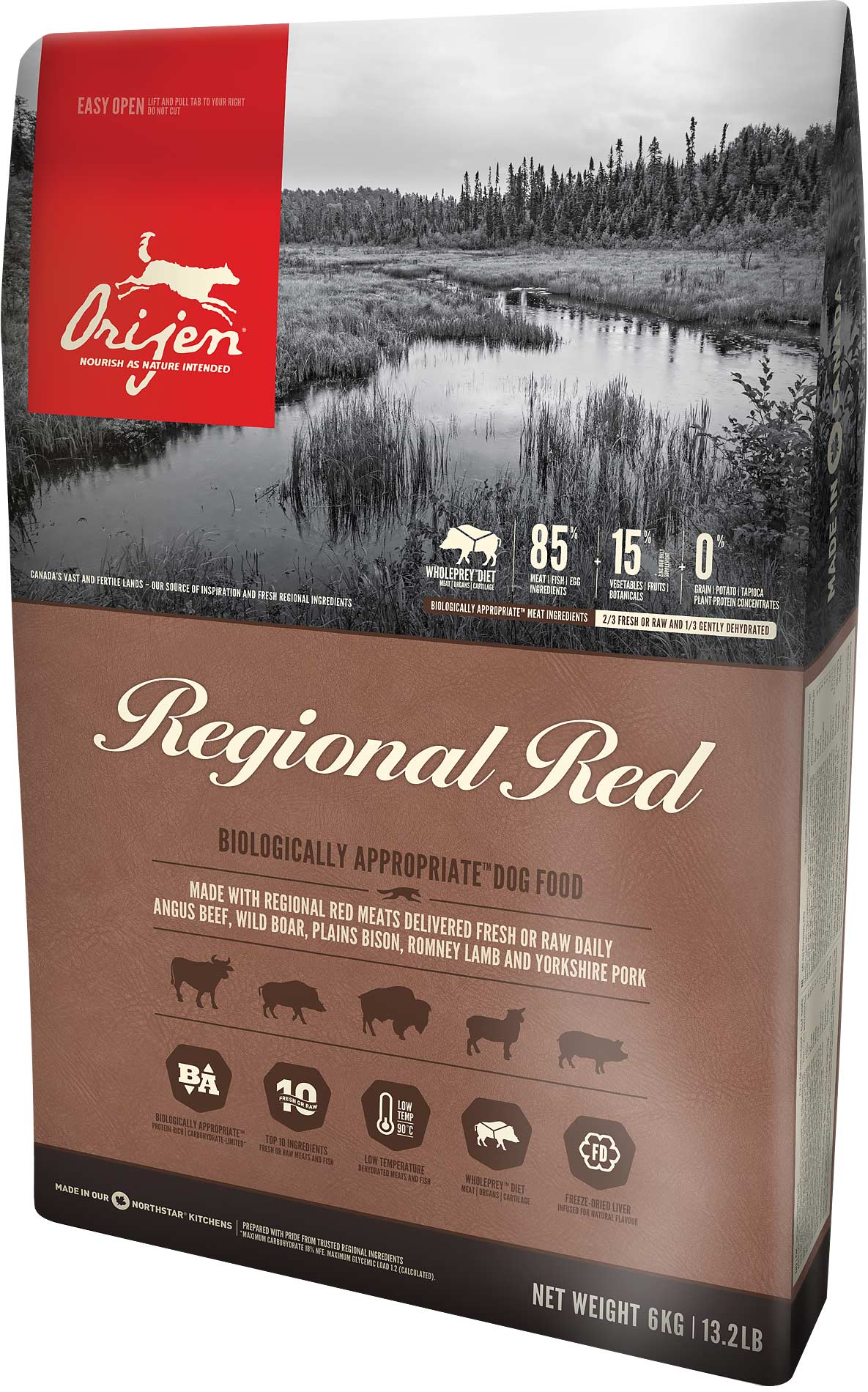 ORIJEN Dog Regional Red 3 x 11,4kg + DOPRAVA ZDARMA+1x Pamlsek!