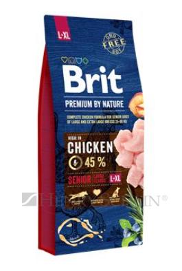 Brit Premium Dog by Nature Senior L+XL 3 x 15 kg + DOPRAVA ZDARMA!!!