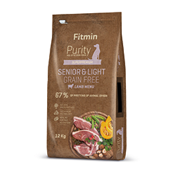 Fitmin dog Purity GF Senior & Light Lamb 2 kg
