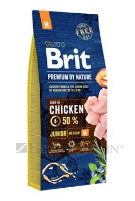 Brit Premium Dog by Nature Junior M 2x15kg+ DOPRAVA ZDARMA!