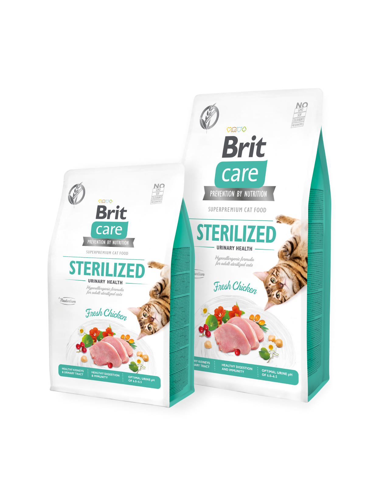 Brit Care Cat GF Sterilized Urinary Health 3x7kg+MYŠKA