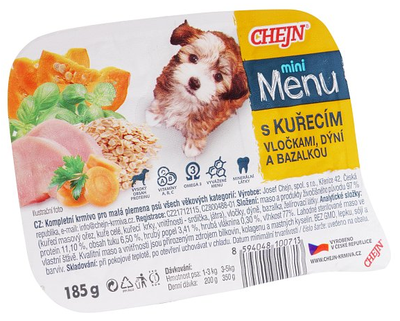 CHEJN MINI MENU kuřecí 12x185g (1 karton)