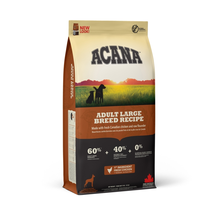 Acana Dog Adult Large Breed Recipe 17kg+DOPRAVA ZDARMA+1x masíčka Perrito 50g