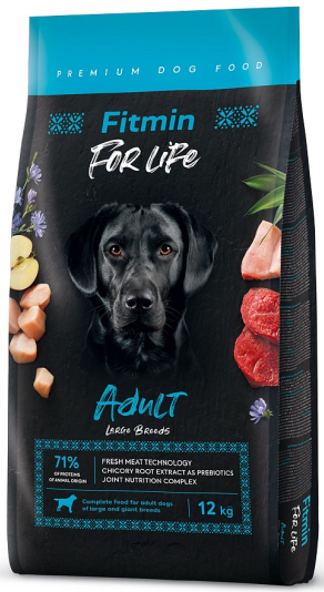 Fitmin dog For Life Adult Large 3x12kg+1x masíčka Perrito+DOPRAVA ZDARMA