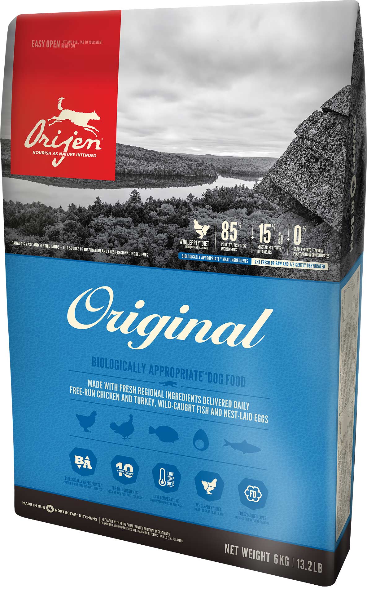 ORIJEN Dog Original 3x11,4kg + DOPRAVA ZDARMA+1x Pamlsek!