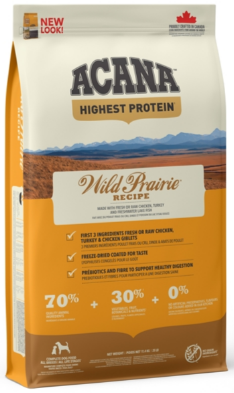 Acana Dog Regionals Wild Prairie 2x11,4 kg+DOPRAVA ZDARMA+1x masíčka Perrito 50g