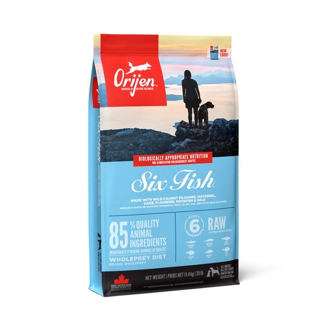 ORIJEN 6 Fish Dog 11,4kg + DOPRAVA ZDARMA+1x Pamlsek!