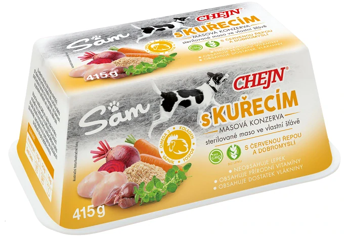 CHEJN SAM s kuřecím 415 g - vanička