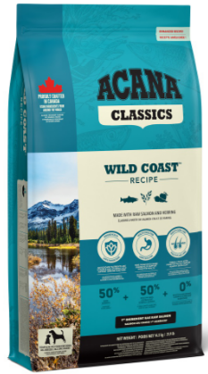 Acana Dog Classic Wild Coast 14,5 kg+ DOPRAVA ZDARMA+1x masíčka Perrito 50g