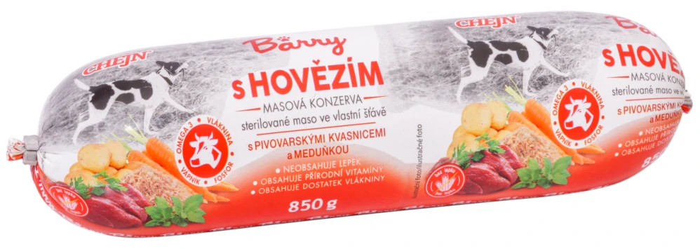 CHEJN Barry hovězí 10 x 850g karton