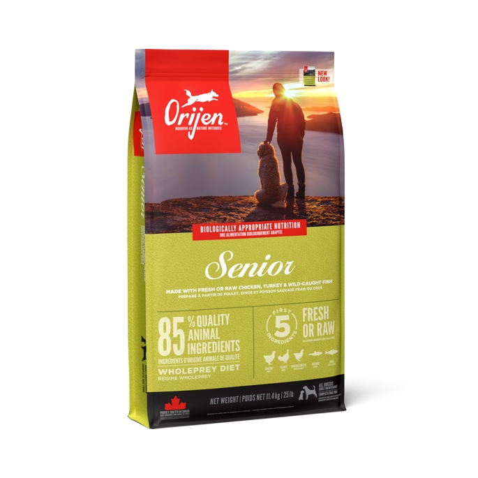 ORIJEN Dog Senior 11,4kg + DOPRAVA ZDARMA+1x Pamlsek!