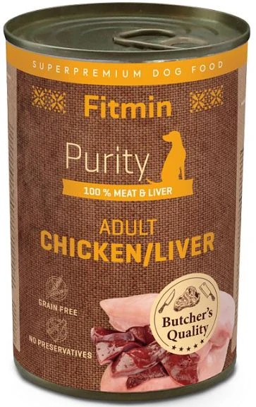 Fitmin Purity Konzerva kuřecí pro psy 400 g