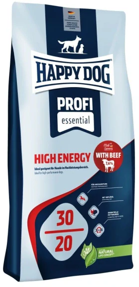 HAPPY DOG PROFI-LINE 30/20 High Energy 20kg+DOPRAVA ZDARMA+masíčka Perrito 50g!
