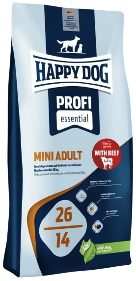 HAPPY DOG PROFI-LINE ADULT Mini 18kg+DOPRAVA ZDARMA+masíčka Perrito 50g!