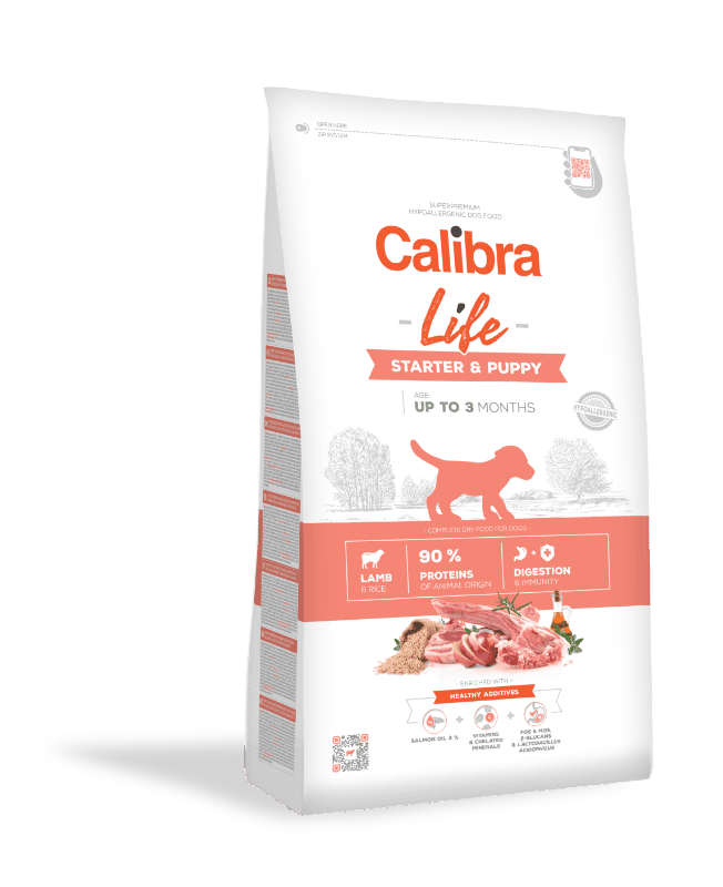 Calibra Dog Life Starter & Puppy Lamb 2,5kg