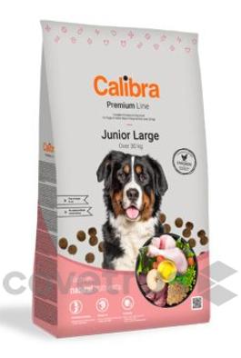 Calibra Dog Premium Line Junior Large 12kg+1x masíčka Perrito+DOPRAVA ZDARMA