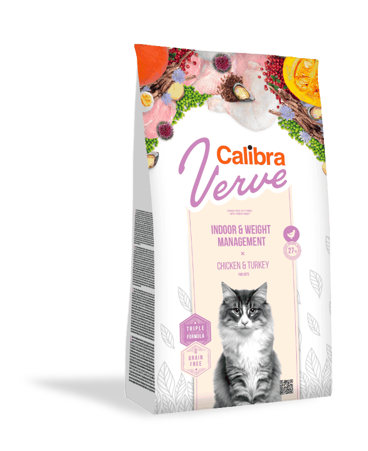 Calibra Cat Verve GF Indoor&Weight Chicken 750g