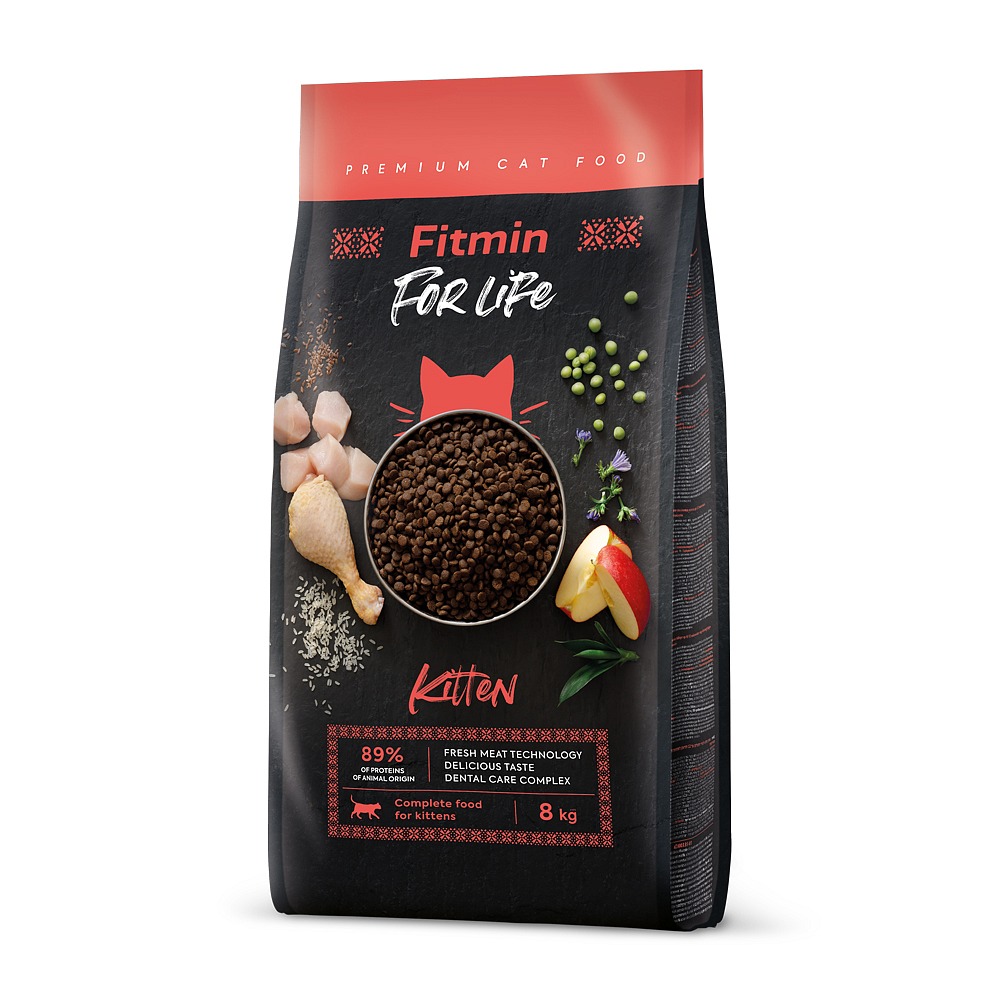 NEW Fitmin Cat For Life Kitten 3x8kg+myška+doprava zdarma