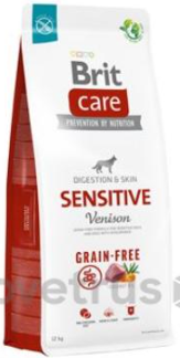 Brit Care Dog Grain-free Sensitive 12kg+DOPRAVA ZDARMA+1x masíčka Perrito!