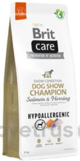 Brit Care Dog Hypoallergenic Dog Show Champion 12kg+DOPRAVA ZDARMA+1x masíčka Perrito!