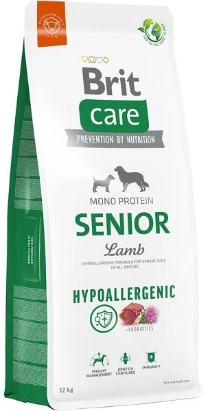 Brit Care Dog Hypoallergenic Senior 2x12kg+DOPRAVA ZDARMA+1x masíčka Perrito!