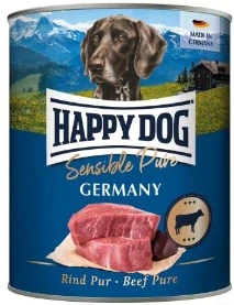 Happy Dog Konzerva Sensible Pure Germany - hovězí 400g