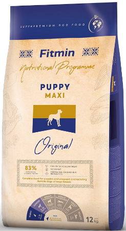 Fitmin dog Maxi Puppy 3 x 12 kg+DOPRAVA ZDARMA+1x masíčka Perrito