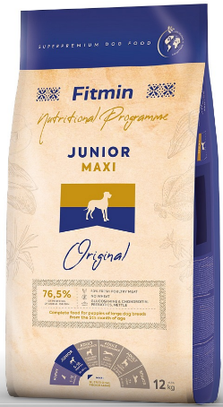 Fitmin dog maxi junior 2x12kg+DOPRAVA ZDARMA+1x masíčka Perrito!
