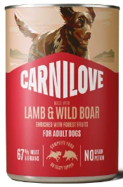 Carnilove Dog Can Paté Lamb&Wild Boar 400g