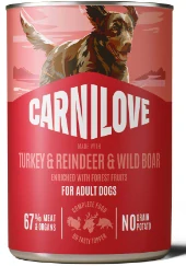 Carnilove Dog Can Paté Turkey&Reindeer&Wildboar 400g