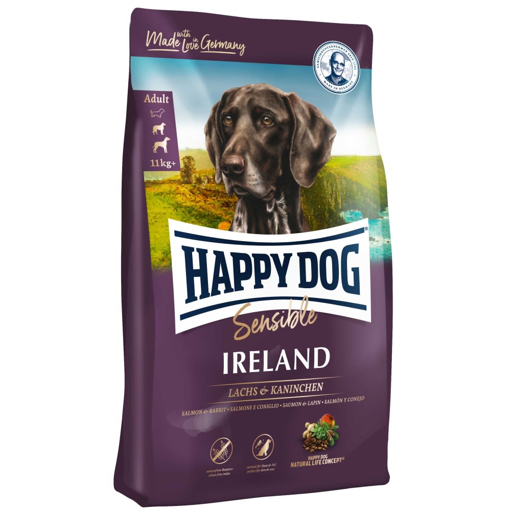 Happy Dog Supreme Sensible Ireland 2x12,5kg+DOPRAVA ZDARMA+1x masíčka Perrito+1KG NAVÍC ZDARMA
