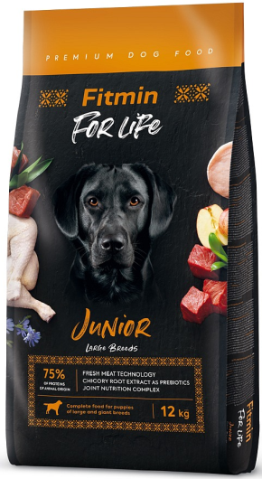 Fitmin dog For Life Junior Large 12kg+1x masíčka Perrito+DOPRAVA ZDARMA