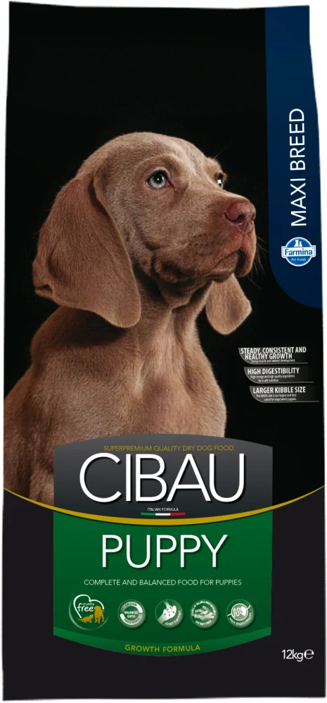CIBAU Dog Puppy Maxi 12KG MIN. TRV. 7/2026+ DOPRAVA ZDARMA+1x masíčka Perrito!