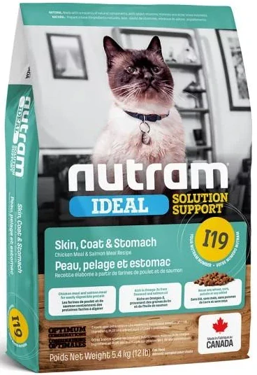 I19 Nutram Ideal Sensitive Cat 5,4kg+myška +DOPRAVA ZDARMA
