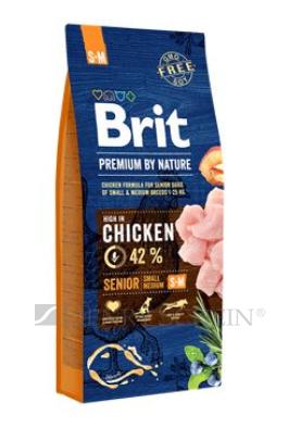 Brit Premium Dog by Nature Senior S+M 15kg + DOPRAVA ZDARMA!