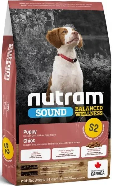 S2 Nutram Sound Puppy 2x11,4kg+DOPRAVA ZDARMA+1x masíčka Perrito 50g!!