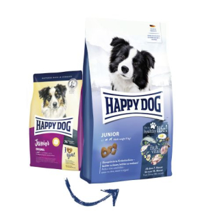 HAPPY DOG Supreme Junior 3x10kg+DOPRAVA ZDARMA+1x masíčka Perrito