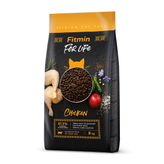 NEW Fitmin Cat For Life Adult Chicken 3x8kg+myška+doprava zdarma