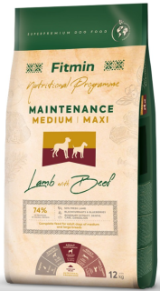 Fitmin Dog Lamb with Beef Medium/Maxi Maintenance 2,5kg
