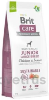 Brit Care Dog Sustainable Junior Large Breed 2x12kg+DOPRAVA ZDARMA+1x masíčka Perrito!