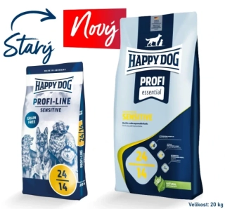 HAPPY DOG PROFI-LINE 24-14 SENSITIVE Grain Free 2x20kg+DOPRAVA ZDARMA+1x masíčka Perrito 50g!