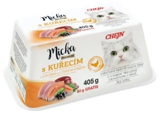 Chejn MICKA s kuřecím 405g (325g+80g GRATIS) vanička
