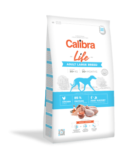 Calibra Dog Life Adult Large Breed Chicken 12kg+1x masíčka Perrito+DOPRAVA ZDARMA