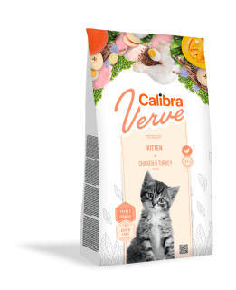 Calibra Cat Verve GF Kitten Chicken&Turkey 2x3,5kg+myška+DOPRAVA ZDARMA