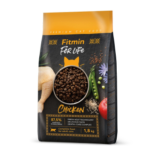 NEW Fitmin Cat For Life Adult Chicken 1,8kg