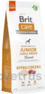 Brit Care Dog Hypoallergenic Junior Large Breed 12kg+DOPRAVA ZDARMA+1x masíčka Perrito!