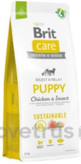 Brit Care Dog Sustainable Puppy 12kg+DOPRAVA ZDARMA+1x masíčka Perrito!