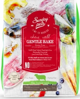 SUNDAY PETS GENTLE BAKE LAMB PUPPY SMALL/MEDIUM BREED 1,3 KG