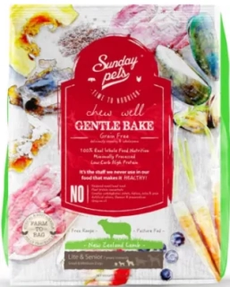 SUNDAY PETS GENTLE BAKE LAMB SENIOR SMALL/MEDIUM BREED 1,3 KG